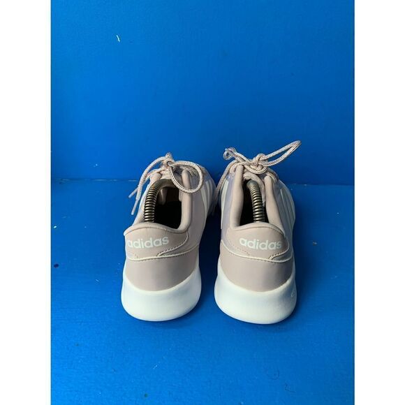 Adidas Cloudfoam QT Racer Pink White Womens Size 8 B43758 - Picture 3 of 6